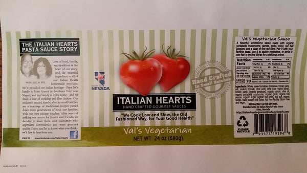 Val's Vegetarian Gourmet Sauce